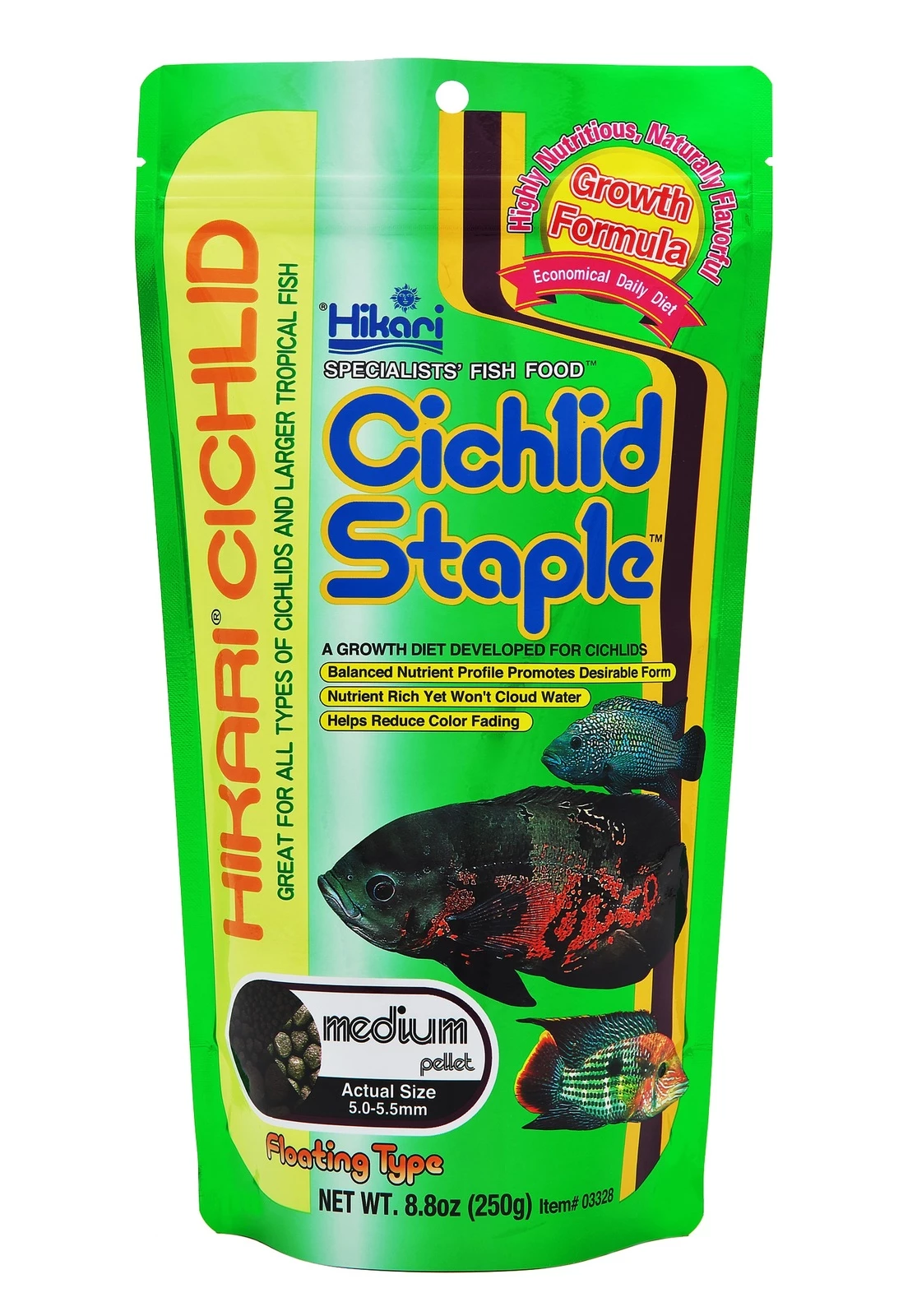 Hikari Cichlid Staple Medium 250g 1 Hikari Cichlid Staple Medium 250g