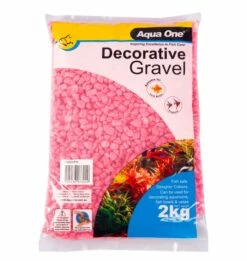 Aqua One Colour Gravel Pink 2kg