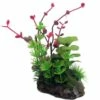 Aqua One Betta Green/Red Plant On Rock