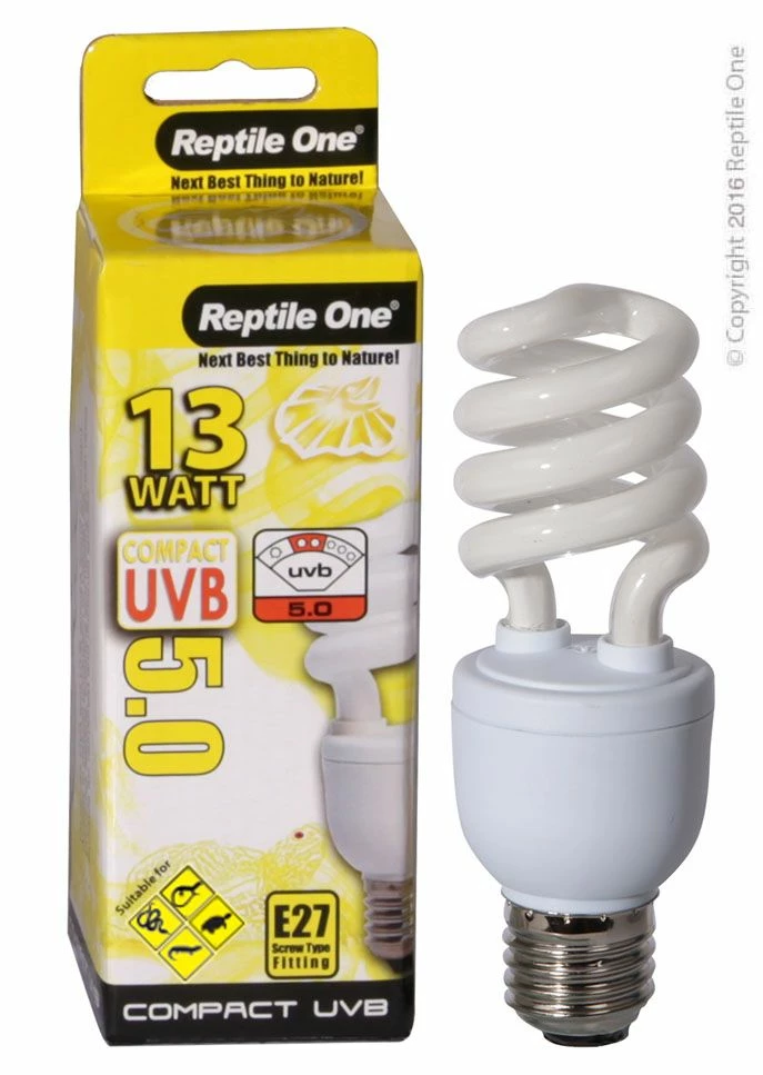 Reptile One Lamp Compact 13w UVB 5.0 1 Reptile One Lamp Compact 13w UVB 5.0