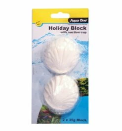 Aqua One Holiday Fish Food Block With Suction Cups