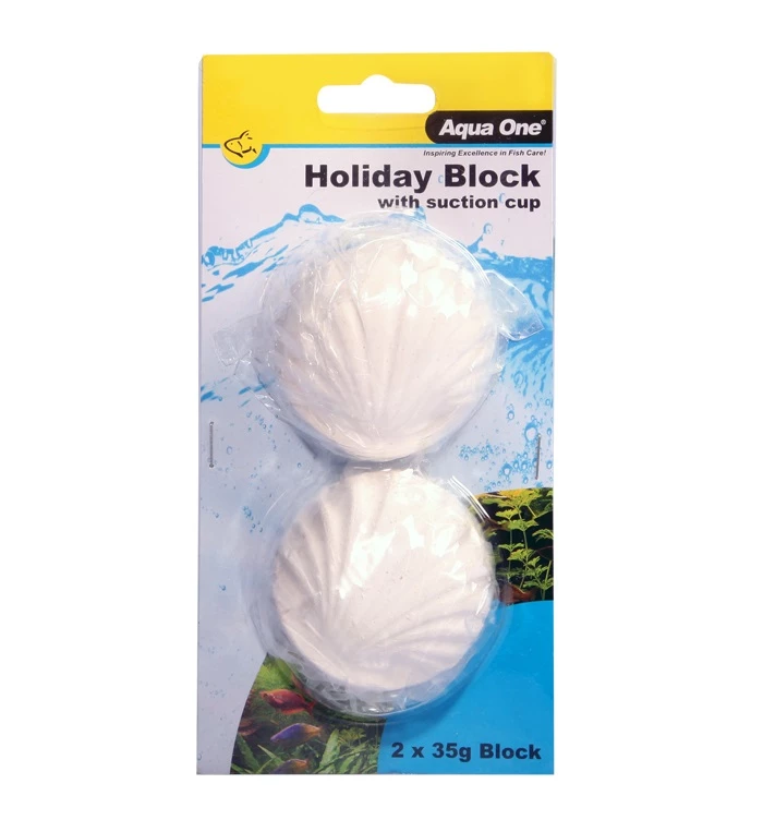 Aqua One Holiday Fish Food Block With Suction Cups 1 Aqua One Holiday Fish Food Block With Suction Cups
