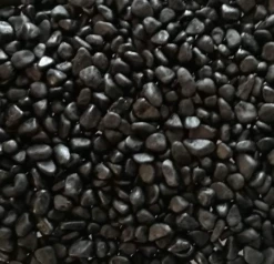 Aqua Fish Black Polished Pebbles 6mm 5kg
