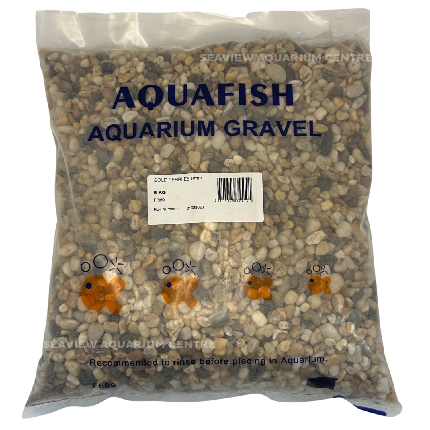Aqua Fish Gold Pebbles 9mm 5kg 1 Aqua Fish Gold Pebbles 9mm 5kg