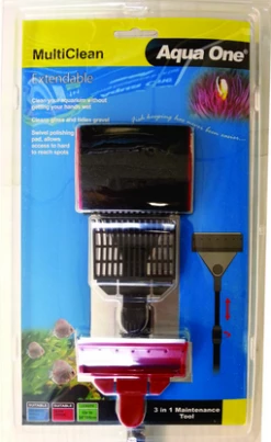 Aqua One Scraper MultiClean Tool Extendable
