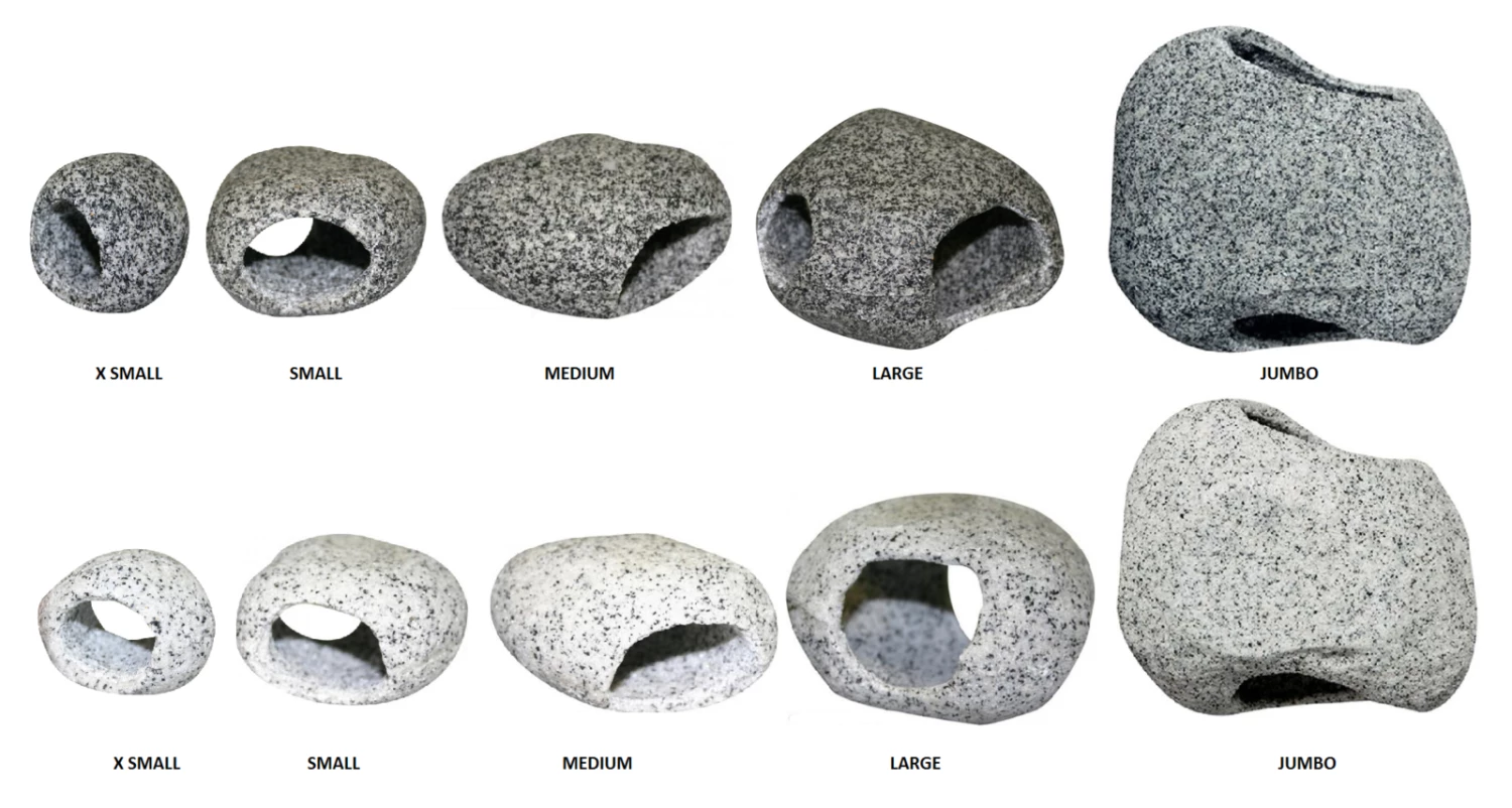 Aqua One Ornament Cave Round (XS) Marble 2 Aqua One Ornament Cave Round (XS) Marble - Image 2