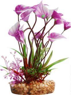 Aqua One Yellow Villarsia With Gravel Base (Medium)