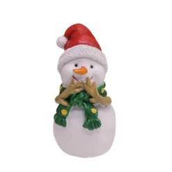 Christmas Snowman With Christmas Hat