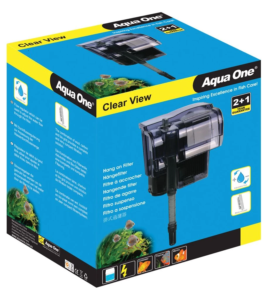 Aqua One ClearView 300 Hang On Filter 2 Aqua One ClearView 300 Hang On Filter - Image 2
