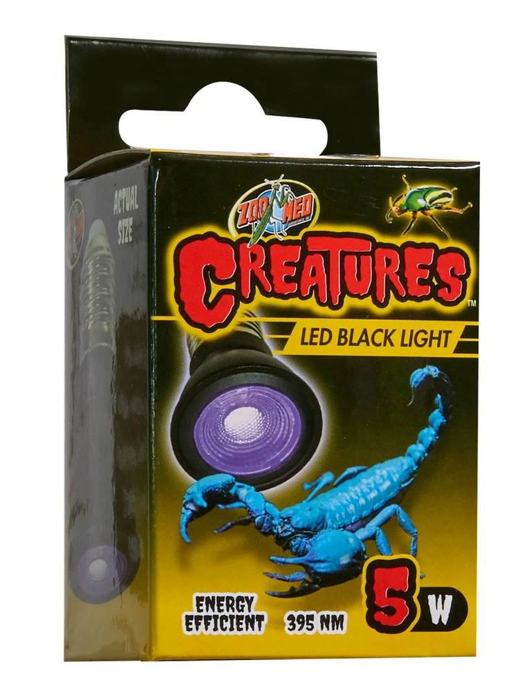 Zoo Med Creatures LED Black Light 5w 1 Zoo Med Creatures LED Black Light 5w