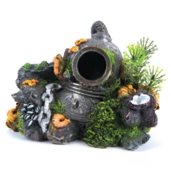 Divers Helmet With Plants