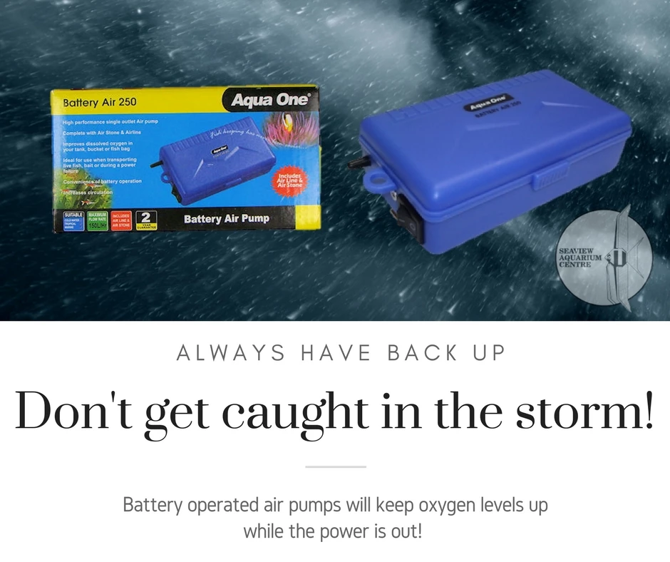 Aqua One 150 Battery Air Pump (Splash Resistant) 2 Aqua One 150 Battery Air Pump (Splash Resistant) - Image 2