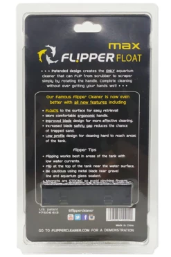 FL!PPER Max FLOAT 2 In 1 Magnetic Aquarium Algae Cleaner -EXO TERRA Sales Shop flipperfloatmaxclamshellback
