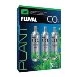 Fluval Pressurised 95gm CO2 Cartridge Refill X 3