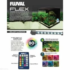 Fluval Flex Aquarium Unit 57ltr Black -EXO TERRA Sales Shop fluvalflexlight4