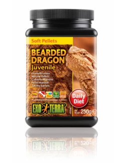 Exo Terra Bearded Dragon Food Juvenile Soft Pellets 250gm