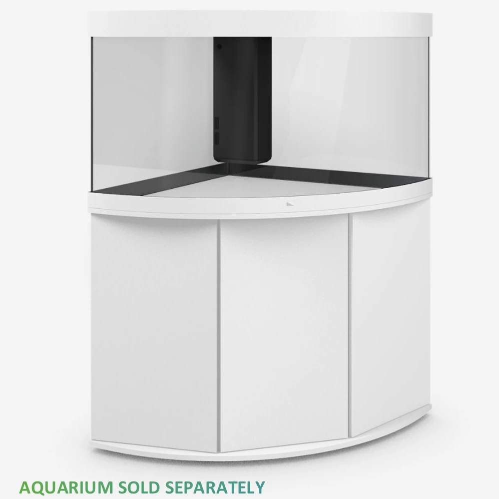 Juwel Trigon 350 LED Corner Cabinet - White 2 Juwel Trigon 350 LED Corner Cabinet - White - Image 2