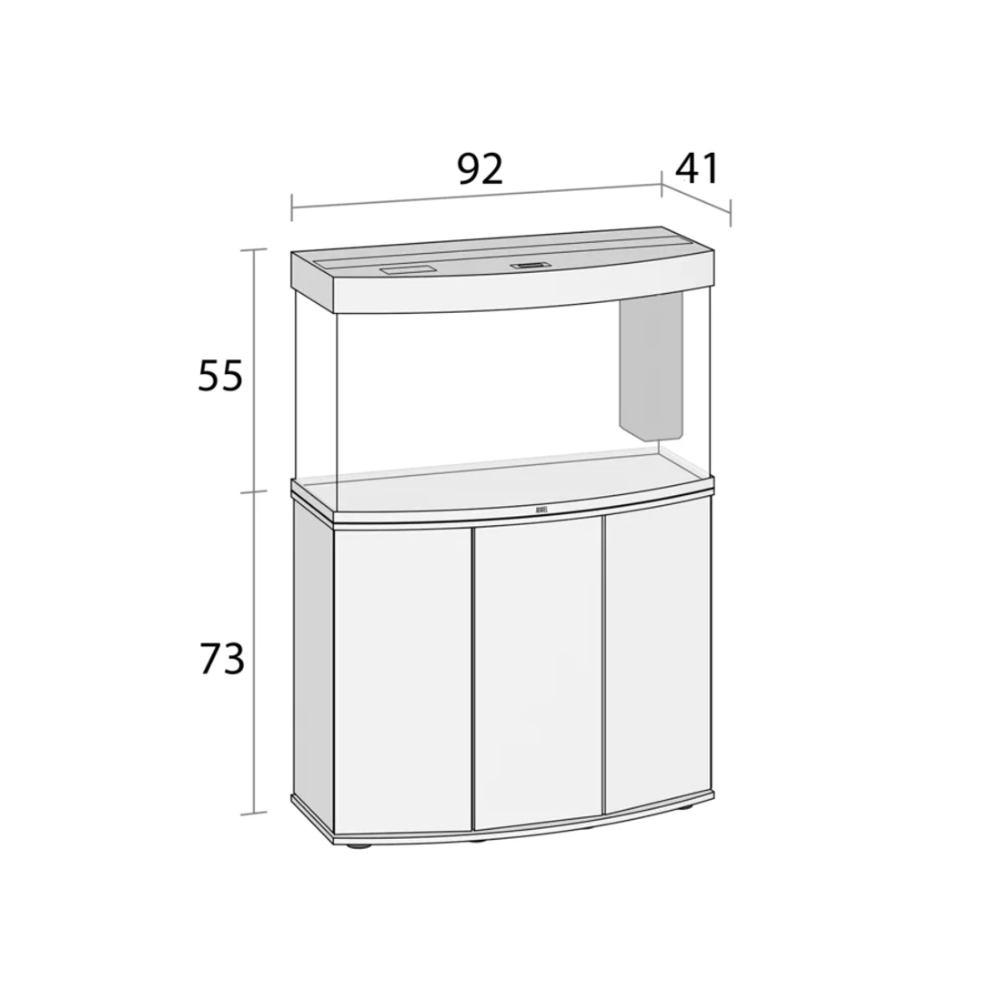 Juwel Vision 180 LED Aquarium - Light Wood 3 Juwel Vision 180 LED Aquarium - Light Wood - Image 3