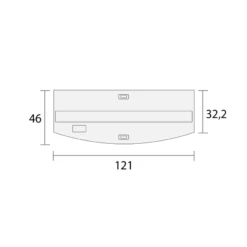 Juwel Vision 260 LED Aquarium - Black -EXO TERRA Sales Shop juwelvision260ledaquariumtopdimensions