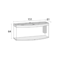 Juwel Vision 450 LED Aquarium - Black -EXO TERRA Sales Shop juwelvision450ledaquariumdimensions