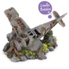 Kazoo Bubbling Crashed Plane With Plants