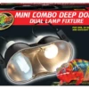Zoo Med Mini Combo Deep Dome Dual Lamp Fixture