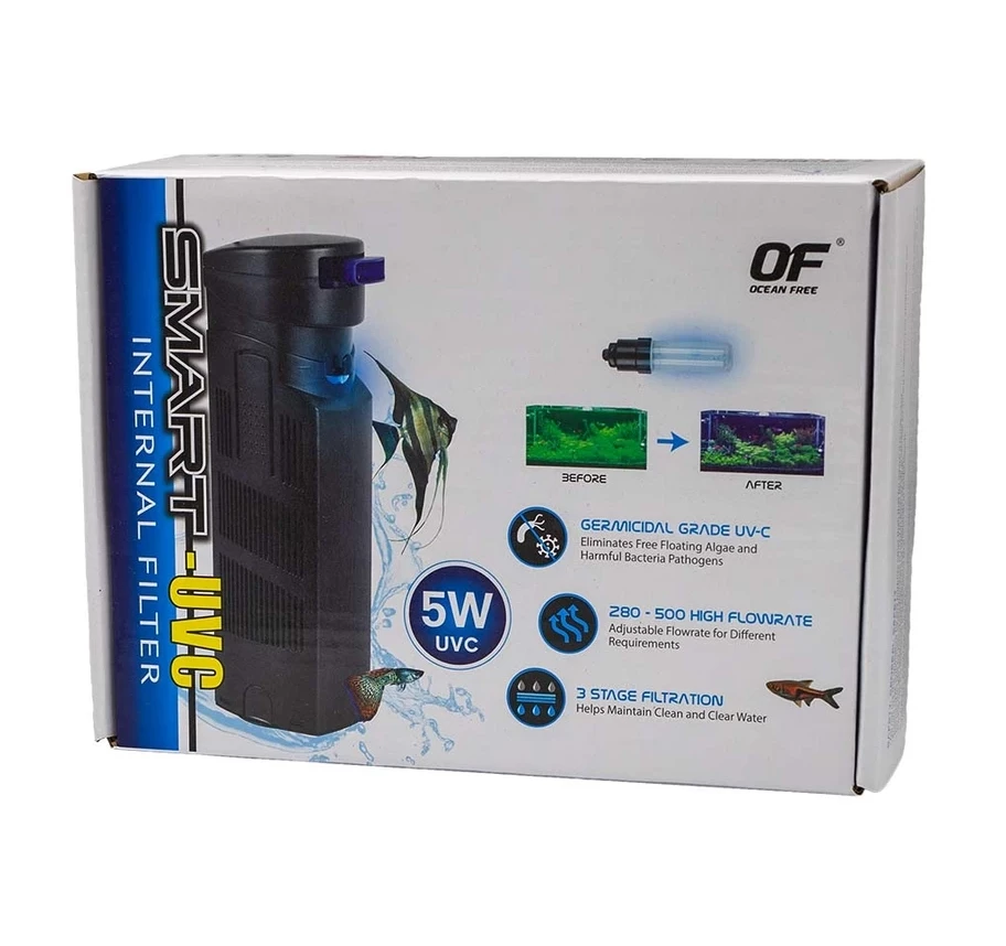 Ocean Free SMART UVC 5w Internal Filter 280-500lph 3 Ocean Free SMART UVC 5w Internal Filter 280-500lph - Image 3
