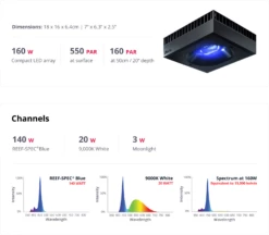 Red Sea ReefLED 160S -EXO TERRA Sales Shop reefled160s