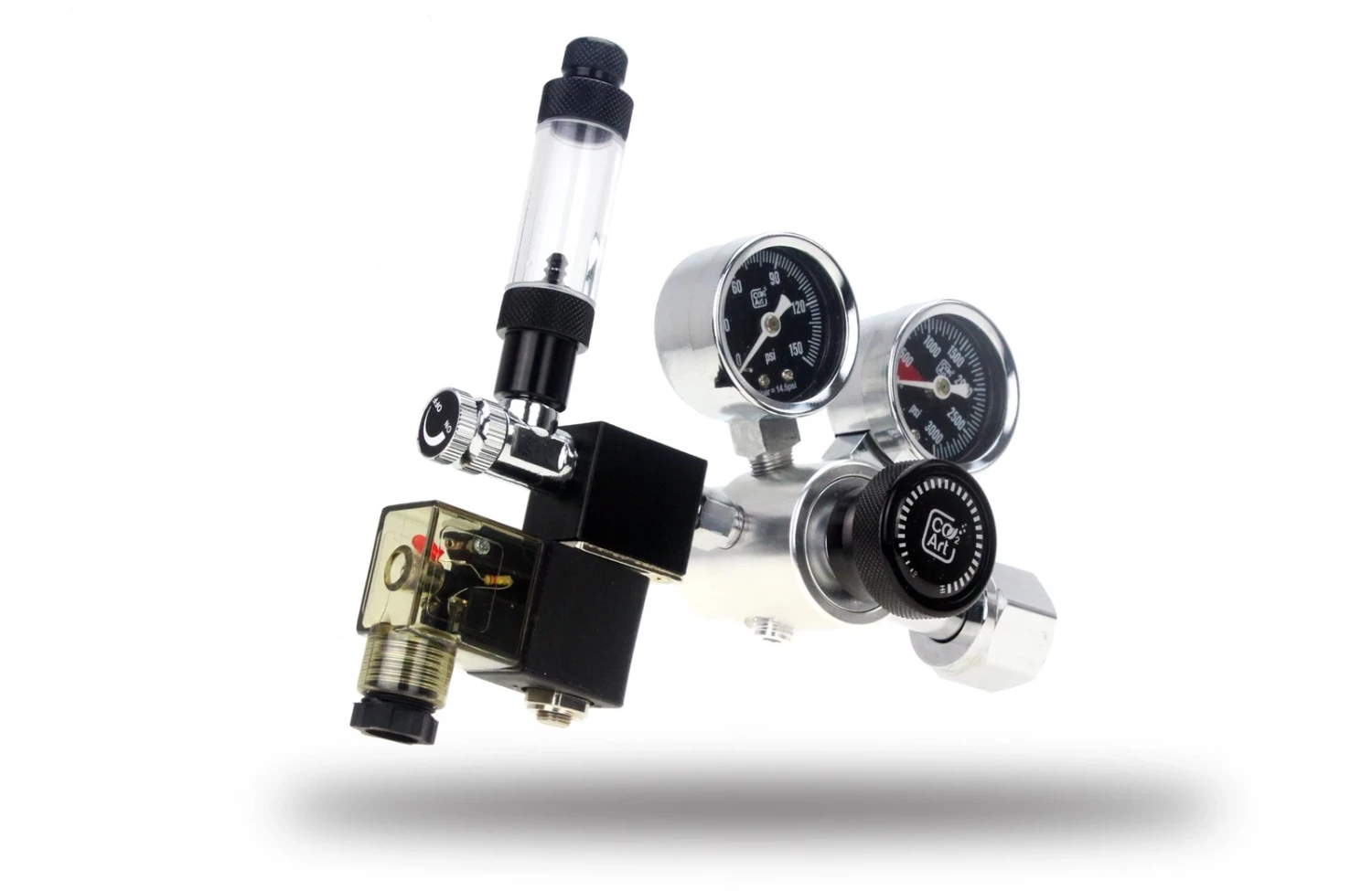 CO2Art - Pro-Se Series - Aquarium Co2 Dual Stage Regulator With Solenoid 2 CO2Art - Pro-Se Series - Aquarium Co2 Dual Stage Regulator With Solenoid - Image 2