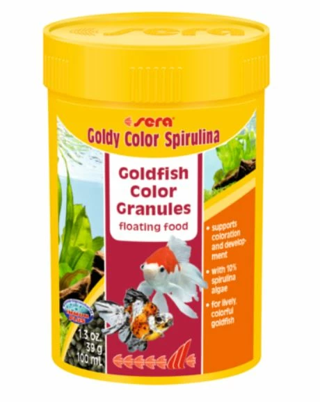 Sera Goldy Color Spirulina Goldfish Color Granules 39g/100ml 1 Sera Goldy Color Spirulina Goldfish Color Granules 39g/100ml
