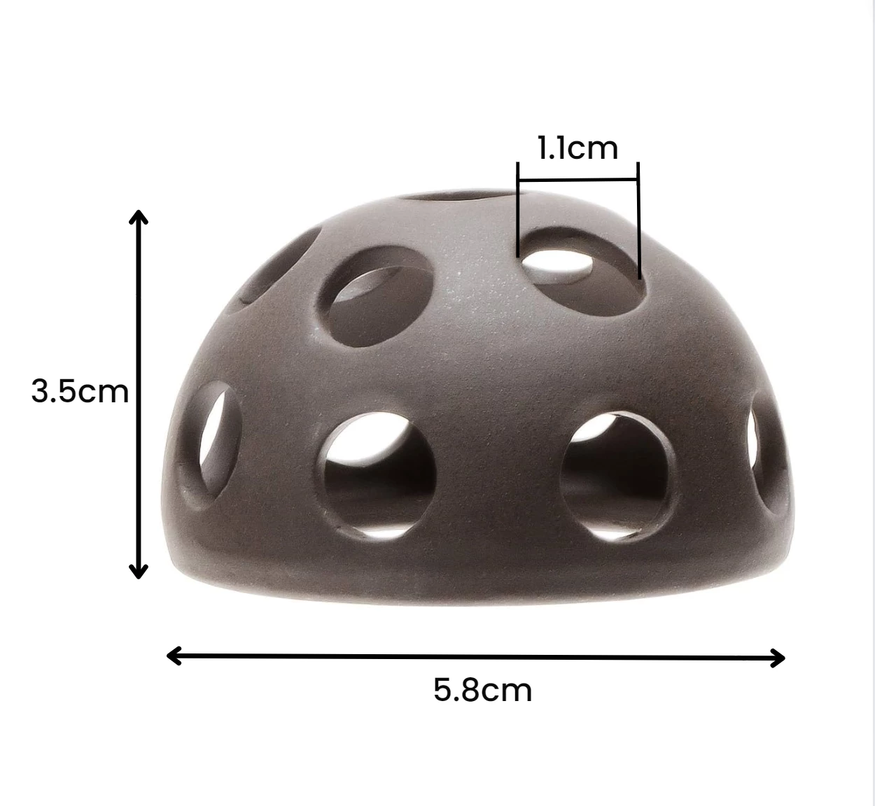 Shrimp Shelter Semicircle Ceramic Hide 4 Shrimp Shelter Semicircle Ceramic Hide - Image 4