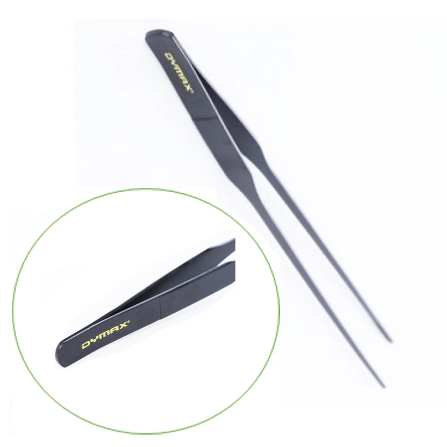 Dymax Stainless Steel Tweezers Straight 2 Dymax Stainless Steel Tweezers Straight - Image 2