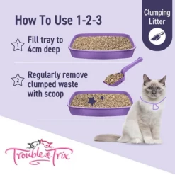 Trouble & Trix Baking Soda Cat Litter 15L -EXO TERRA Sales Shop troubleandtrixscoopablelitter15l5