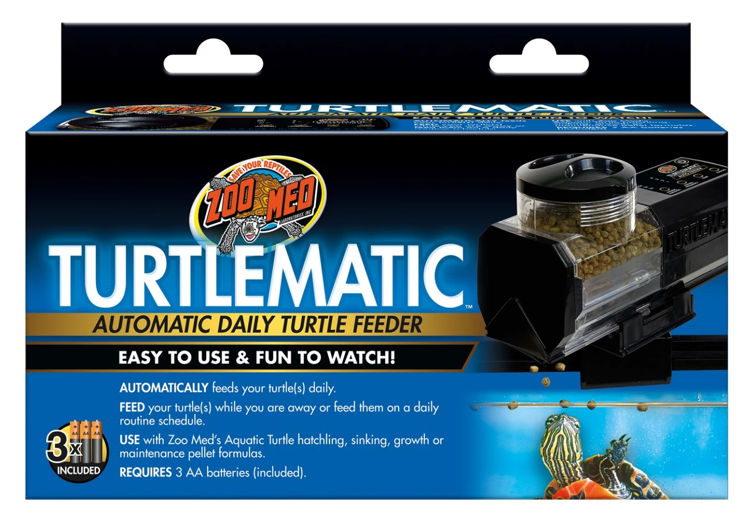 Zoo Med TurtleMatic Automatic Turtle Feeder 1 Zoo Med TurtleMatic Automatic Turtle Feeder