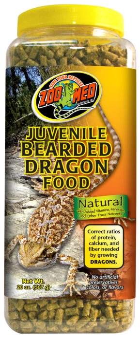 Zoo Med Natural Juvenile Bearded Dragon Food 560g 1 Zoo Med Natural Juvenile Bearded Dragon Food 560g